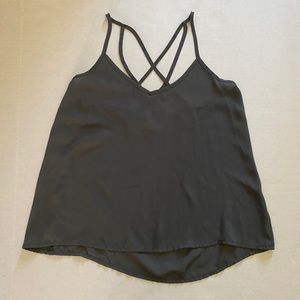 Hollister Grey Chiffon Tank